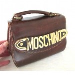 vintage moschino signature handbag