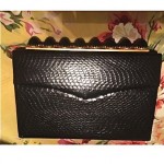 vintage murray kruger alligator clutch