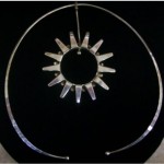 vintage norwegian tone vigeland sunburst neck ring