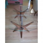 vintage pair adrian pearsall jacks end tables