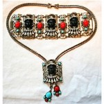 vintage selro bracelet and necklace set