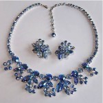 vintage sherman rhinestone set