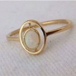 vintage victorian opal ring