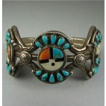 vintage zuni inlay bracelet