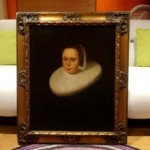 antique 17th century dutch oil portrait