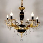 antique empire bronze chandelier