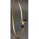 vintage 14k lapis lazuli bracelet