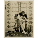 vintage 1918 photograph of theda bara