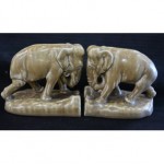 vintage 1920s rookwood elephant bookends