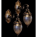 vintage 1930s bronze wall sconces