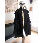 vintage 1940s gilbert adrian ruffle cape