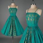 vintage 1950s alex coleman dress