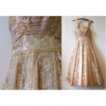 vintage 1950s ceil chapman formal dress