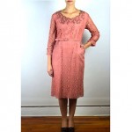 vintage 1950s chantilly lace dress