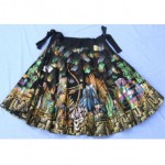 vintage 1950s hand painted mexican circle skirt