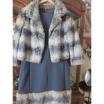 vintage 1960s chinchilla by freiss jacket and dress