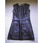 vintage 1960s leather scooter dress