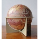 vintage 1960s mars globe