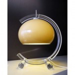 vintage 1970s acrylic lamp