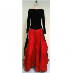 vintage 1996 carolina herrera ball gown original sample