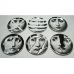 vintage fornasetti coaster plates