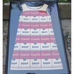 vintage framed campbell's souper dress