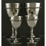 vintage gerardo lopez mexican sterling goblets