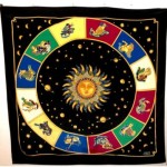 vintage gianni versace sukj zodiac scarf