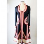 vintage malcolm starr ethnic peasant coat dress