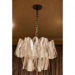 vintage mazzega glass chandelier