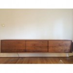 vintage mid-century floating credenza