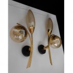 vintage mid-century french wall sconces