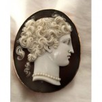 vintage mid-victorian museum quality shell cameo