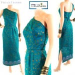 vintage mint 1960s alfred shaheen dress