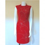 vintage mr blackwell spiderweb dress