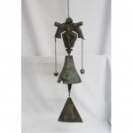 vintage paolo soleri bronze wind chime bell