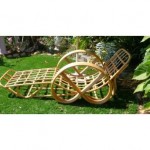 vintage paul frankl rattan lounge chair