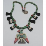 vintage santo domingo thunderbird necklace