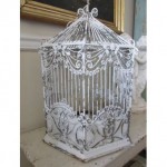 vintage shabby chic birdcage