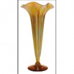 vintage tiffany favrile glass vase