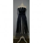 vintage victor costa silk satin evening dress