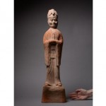 ancient huge chinese tang dynasty pottery figure