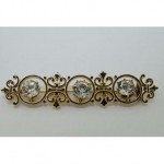 antique 1800s tiffany aquamarine brooch