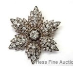 antique 1860s tiffany diamond pendant pin