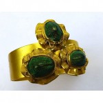 antique 1880s scarab bracelet