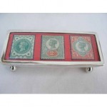 antique 1899 levi & salaman sterling triple stamp box