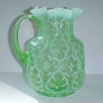 antique 1899 northwood water pitcher