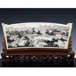 antique chinese table screen