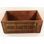 vintage 1920s box crate