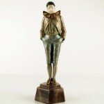 vintage 1920s french h garnier pierrot sculpture